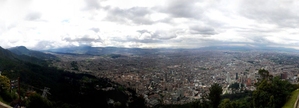 View of the city of Bogota, Colombia